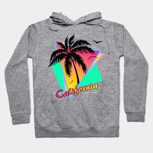 California Cool 80s Sunset Hoodie